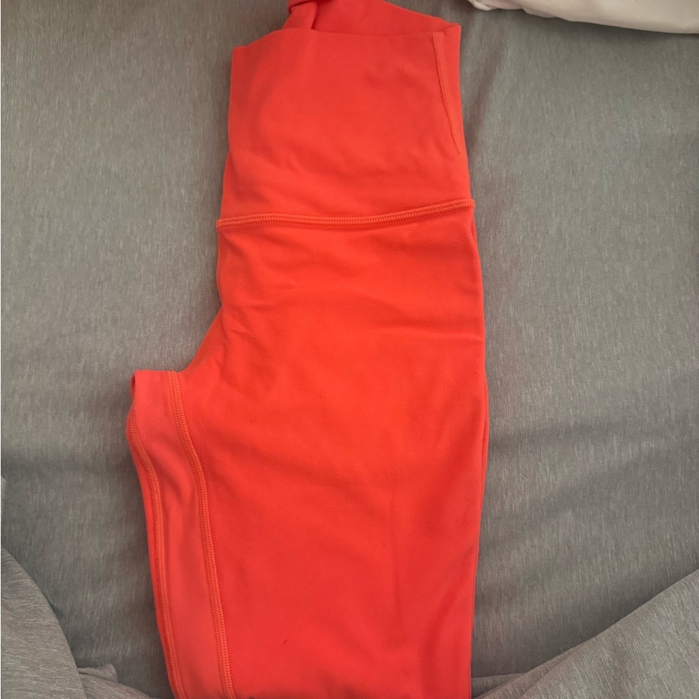 lululemon athletica Bright Coral Leggings